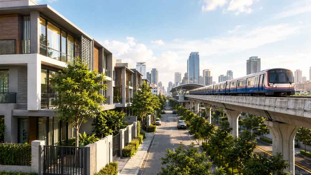 ซื้อบ้านใกล้รถไฟฟ้ามีข้อดีและข้อเสียอะไรบ้าง